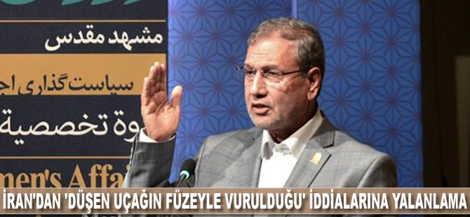 İran'dan 'düşen uçağın füzeyle vurulduğu' iddialarına yalanlama