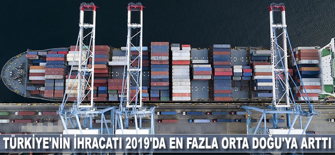 Türkiye'nin ihracatı 2019'da en fazla Orta Doğu'ya arttı