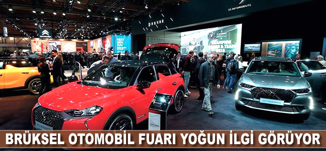 Brüksel Otomobil Fuarı yoğun ilgi görüyor