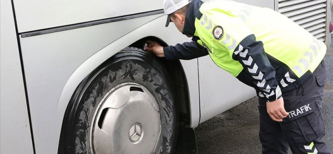 Şehirler arası yolcu taşıyan 351 otobüs trafikten men edildi