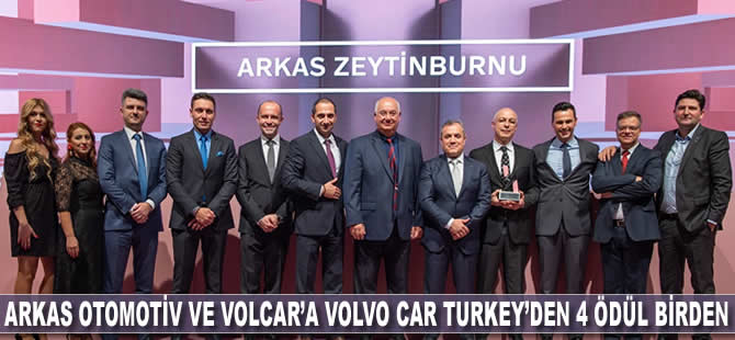 Arkas Otomotiv ve Volcar'a, Volvo Car Turkey'den 4 ödül birden