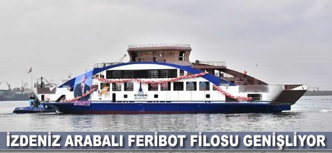 İZDENİZ arabalı feribot filosu genişliyor