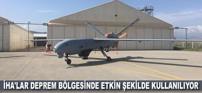 İHA'lar deprem bölgesinde etkin şekilde kullanılıyor