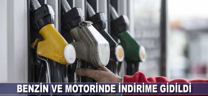 Benzin ve motorinde indirime gidildi