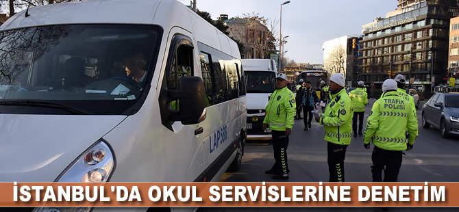 İstanbul'da okul servislerine denetim