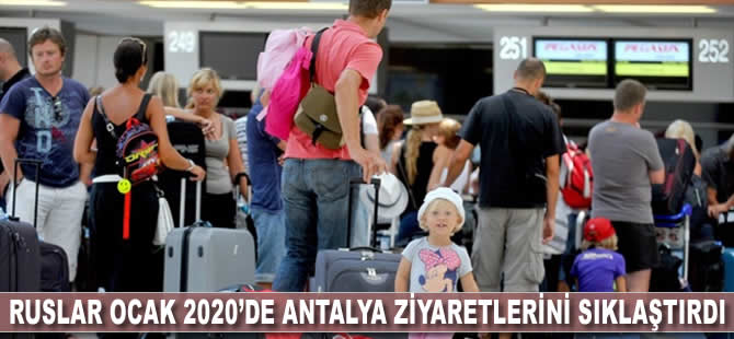 Ruslar Ocak 2020’de Antalya ziyaretlerini sıklaştırdı