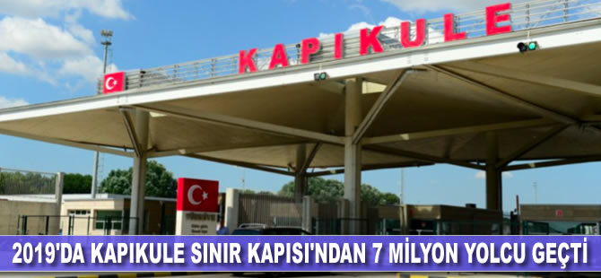 Kapıkule Sınır Kapısı'ndan 7 milyon yolcu geçti