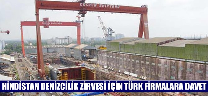 Hindistan Denizcilik Zirvesi 14 Nisan'da yapılacak