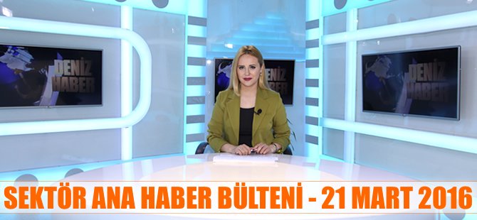 Denizcilik sektöründe günün öne çıkan haberleri DenizHaber.TV'de yayınlandı