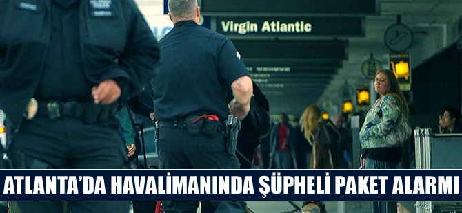 Atlanta'da şüpheli paket alarmı