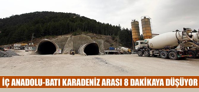 Ilgaz Tüneli İç Anadolu'yu Batı Karadeniz'e bağlayacak