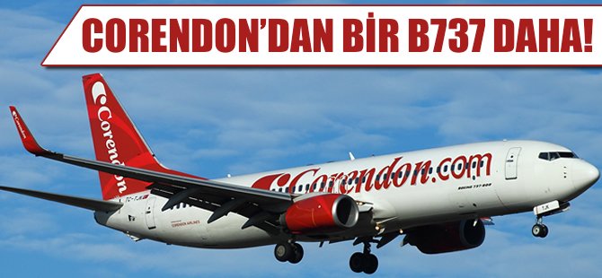 Corendon yeni uçağını filosuna kattı