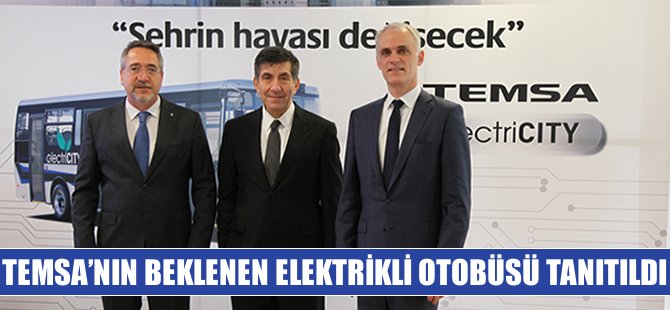 Temsa'nın elektrikli otobüsünü tanıttı: MD9 electriCITY