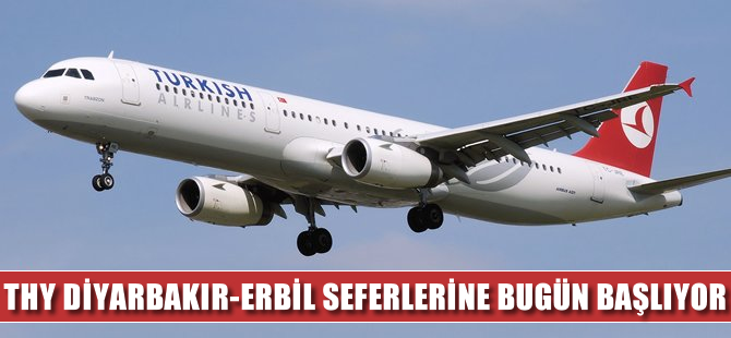 THY'nin Diyarbakır-Erbil seferleri bugün başlıyor