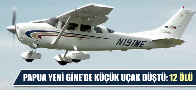 Papua Yeni Gine'de uçak düştü