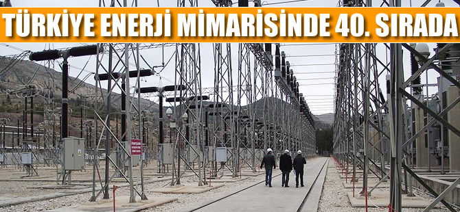 Türkiye enerji mimarisinde 40. sıraya yükseldi