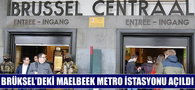 Brüksel’de düzenlenen terör saldırılarına hedef olan Maelbeek istasyonu açıldı