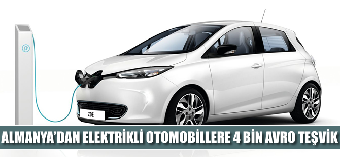 Almanya elektrikli otomobilleri 4 bin avro ile teşvik edecek