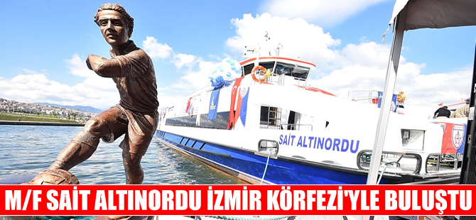 İzmir Körfezi'nde bir efsane daha! M/F Sait Altınordu Körfez ile buluştu