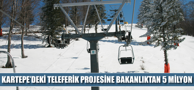 Kartepe Teleferik Projesi’ne bakanlıktan 5 milyon