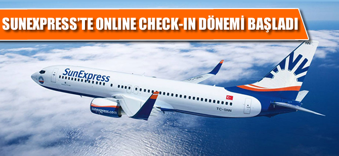 Sunexpress'te online check-in dönemi başladı