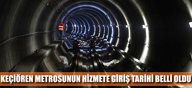 Ulaştırma, Denizcilik ve Haberleşme Bakanı Arslan: Keçiören Metro Hattı yıl sonunda hizmet verecek