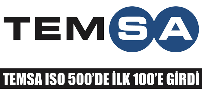 TEMSA, ISO 500'de ilk 100'e girdi