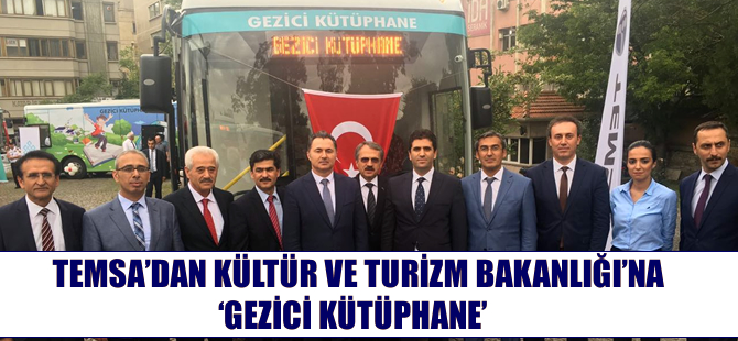 TEMSA’dan Kültür ve Turizm Bakanlığı’na 10 gezici kütüphane otobüsü