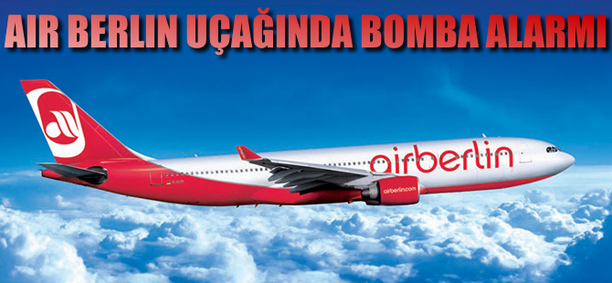 Air Berlin uçağına bomba ihbarı