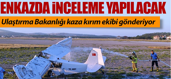 Düşen uçağın enkazında inceleme yapılacak