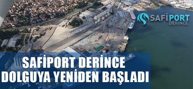 Safiport Derince, dolguya yeniden başladı