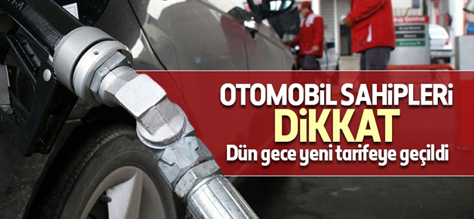 Benzin ve motorine yeni düzenleme