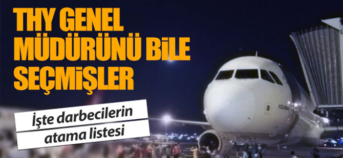 THY Genel Müdürü'nü bile seçmişler