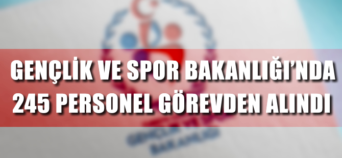 Gençlik ve Spor Bakanı Kılıç: Toplam 2 bin 345 kişiyi görevden uzaklaştırdık