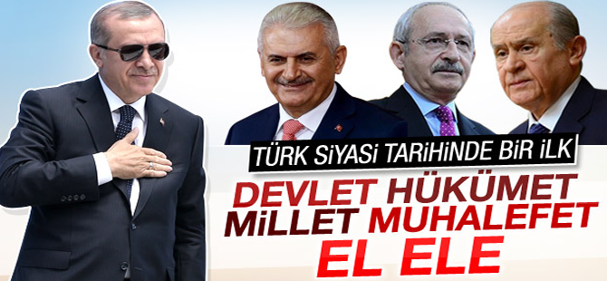 Liderler, Yenikapı mitinginde milletle buluşuyor