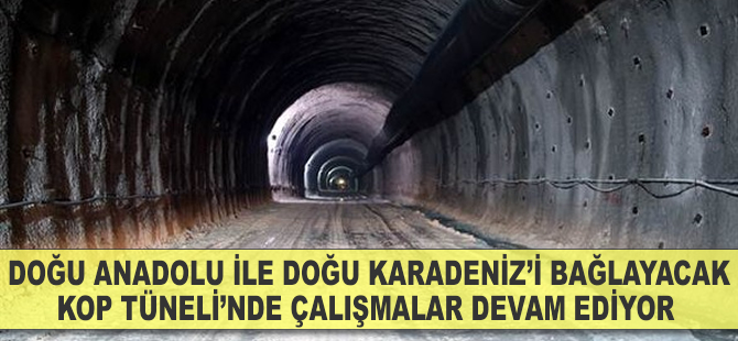 Kop Tüneli'nde çalışmalar devam ediyor