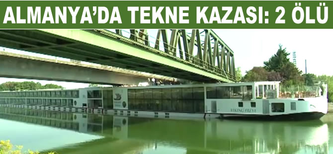 Almanya'nın Erlangen kentinde, Main-Danube Kanalı'nda tekne kazası: 2 Ölü