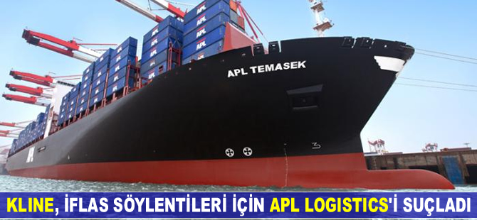 K Line, 'İFLAS' söylentileriyle ilgili APL Logistics firmasını suçladı