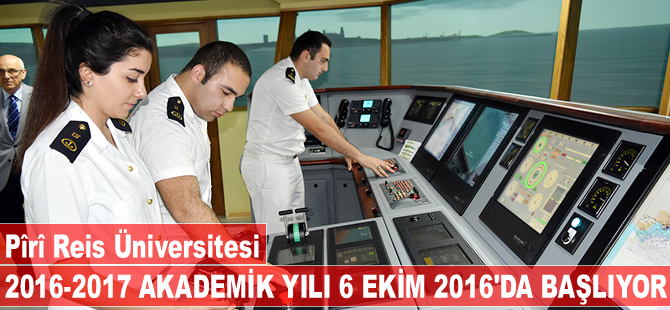 Pîrî Reis Üniversitesi 2016-2017 Akademik Yılı Resmi Açılış Töreni 6 Ekim 2016’da gerçekleşecek