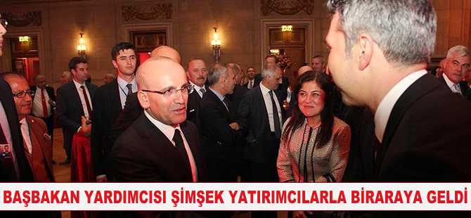 Mehmet Şimşek Washington'da yabancı yatırımcılarla bir araya geldi