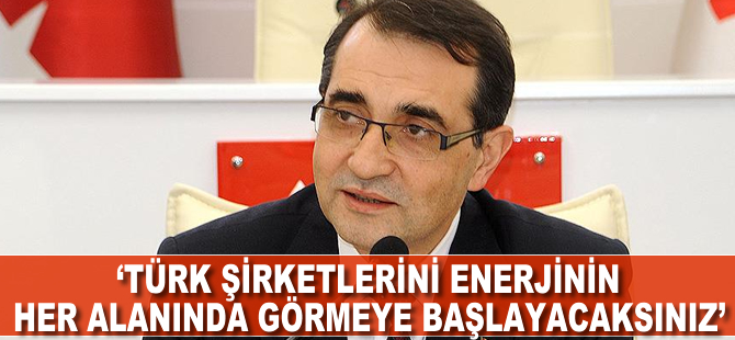 'Türk şirketlerini enerjinin tüm alanlarında görmeye başlayacaksınız'