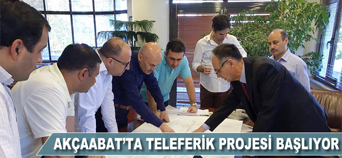 Akçaabat'ta teleferik projesi başlıyor