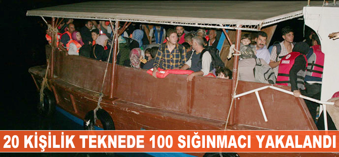 Mersin'den Kıbrıs'a gitmek isteyen 100 Suriyeli sığınmacı yakalandı