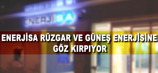 Enerjisa rüzgar ve güneş enerjisine göz kırpıyor