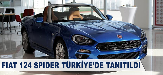 Fiat 124 Spider Türkiye'de tanıtıldı