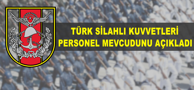 TSK'nın personel mevcudu açıklandı