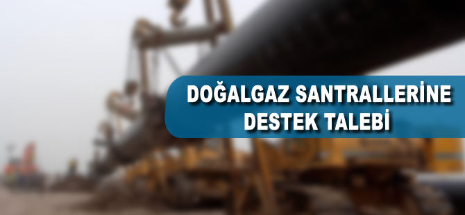 Doğalgaz santrallerine destek talebi