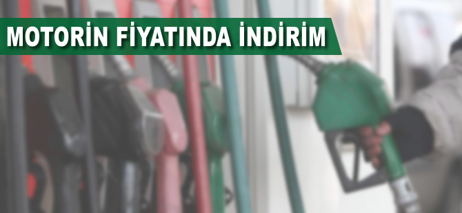 Motorinin fiyatında indirim