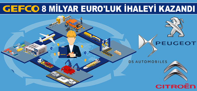 GEFCO, 8 Milyar Euro’luk lojistik ve nakliye ihalesini kazandı