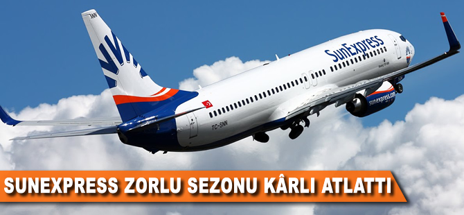 Sunexpress zorlu sezonu kârlı atlattı